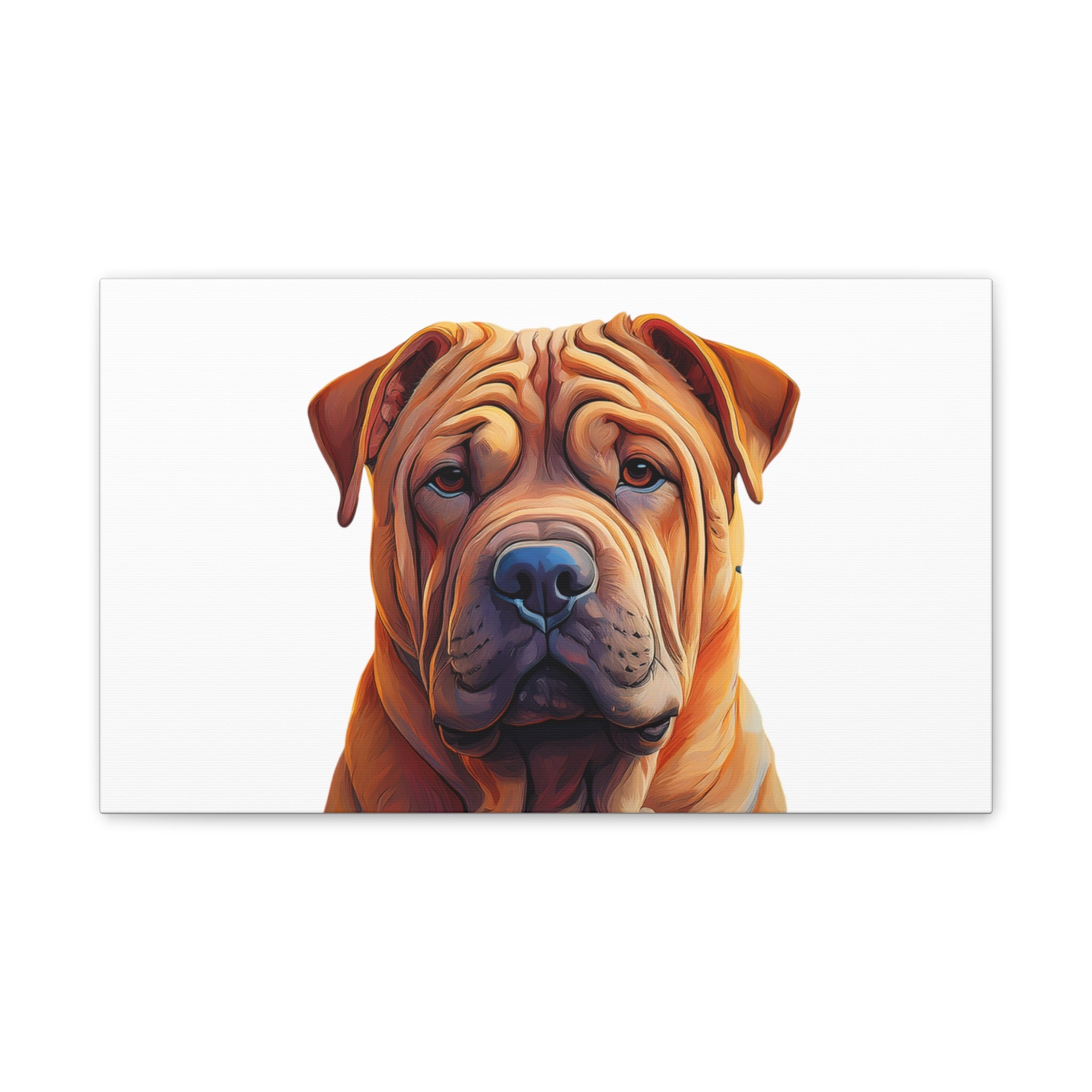 Shar Pei Stretched, 0.75"