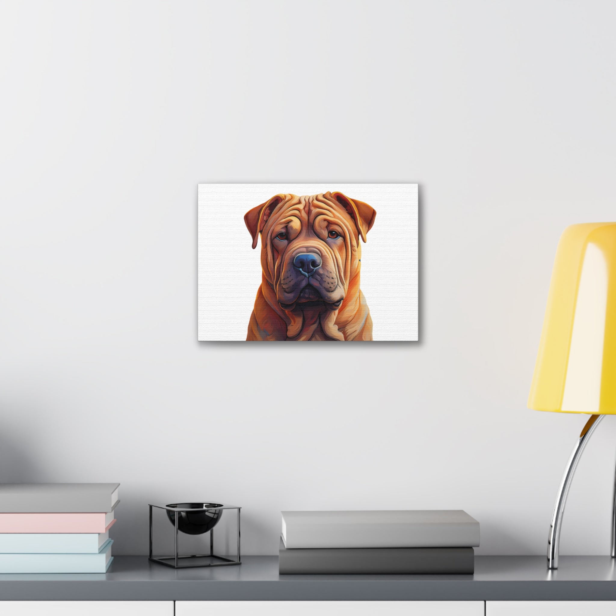 Shar Pei Stretched, 0.75"
