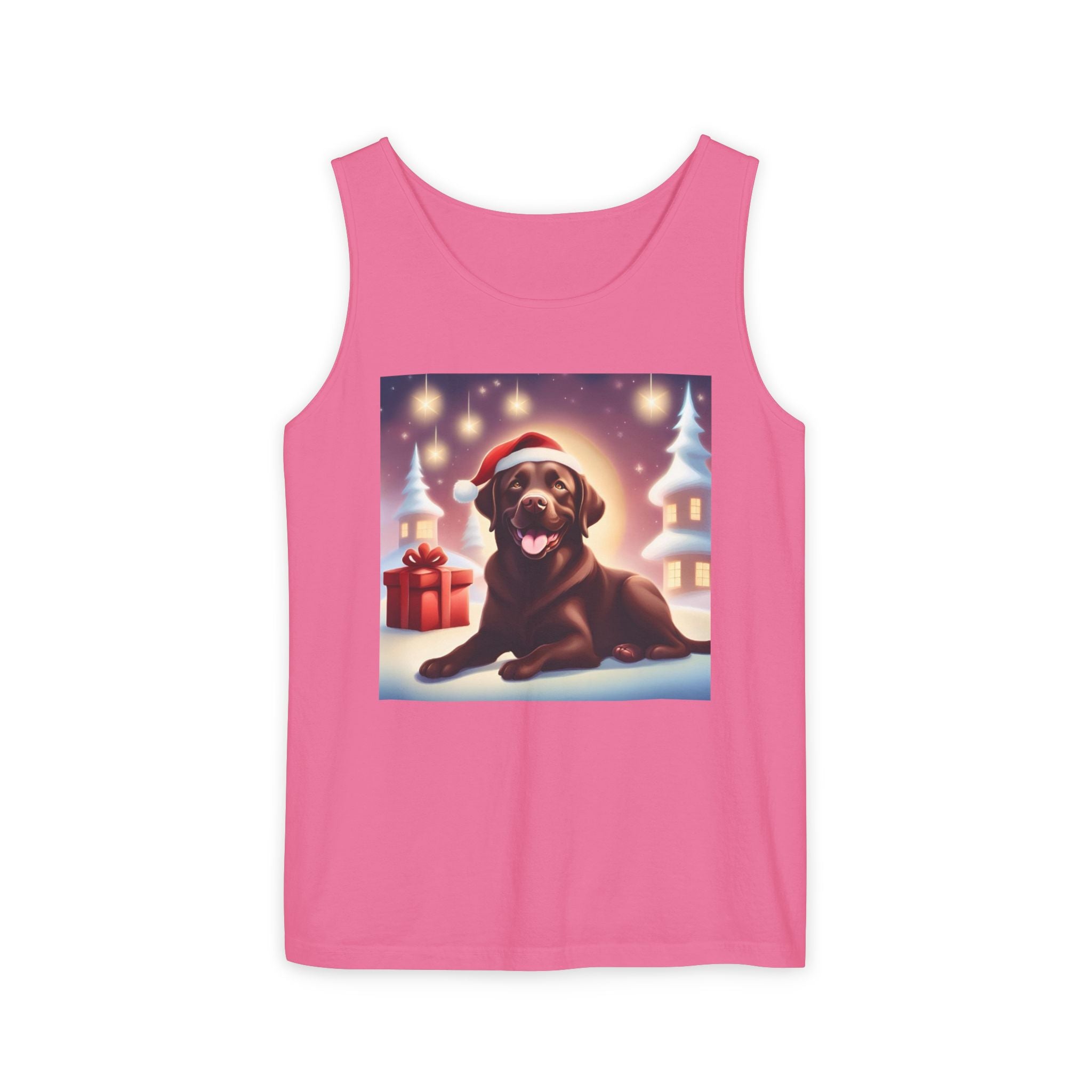 Chocolate Lab Holiday Unisex Tank Top